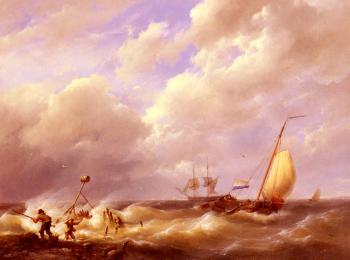 約翰內斯 赫曼努斯 庫庫尅 Willem A Sea Piece 約翰內斯 赫曼努斯 庫庫尅 Willem A Sea Piece